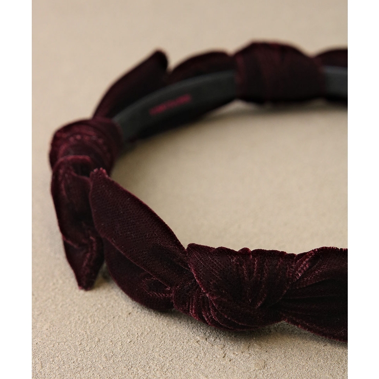 カチューシャ ベルベット ミニリボン | VINGTAINE | 詳細画像2 