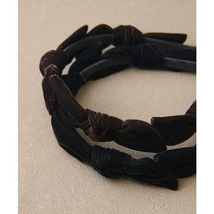 カチューシャ ベルベット ミニリボン | VINGTAINE | 詳細画像3 