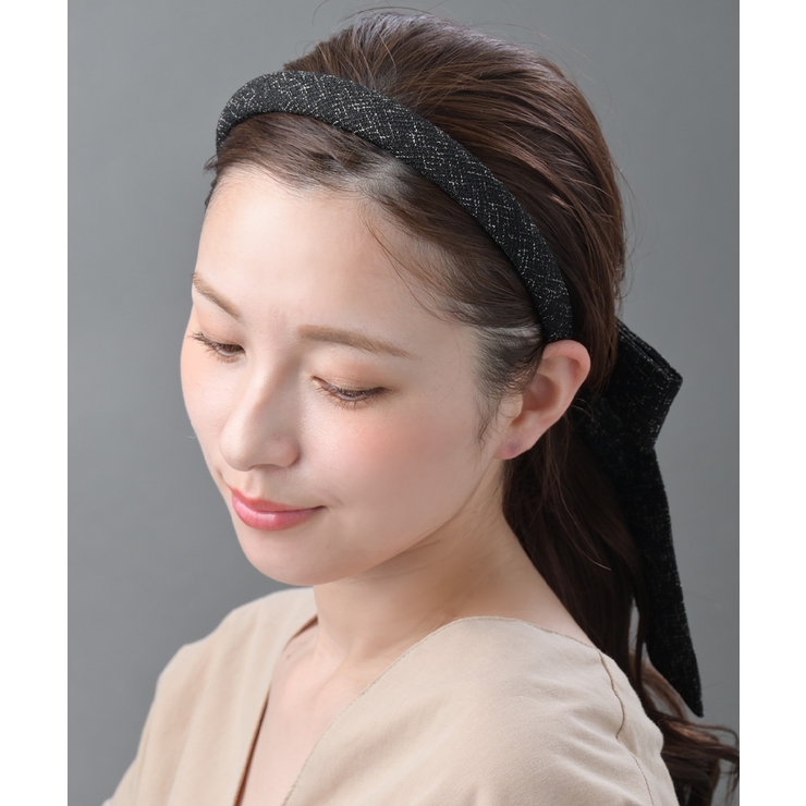 ツイードカチューシャ 幅広 上品 | VINGTAINE | 詳細画像7 