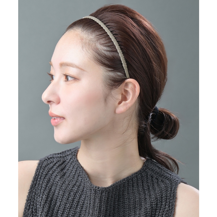 コーム付き 細幅カチューシャ 大人シンプルヘアバンド | VINGTAINE | 詳細画像3 