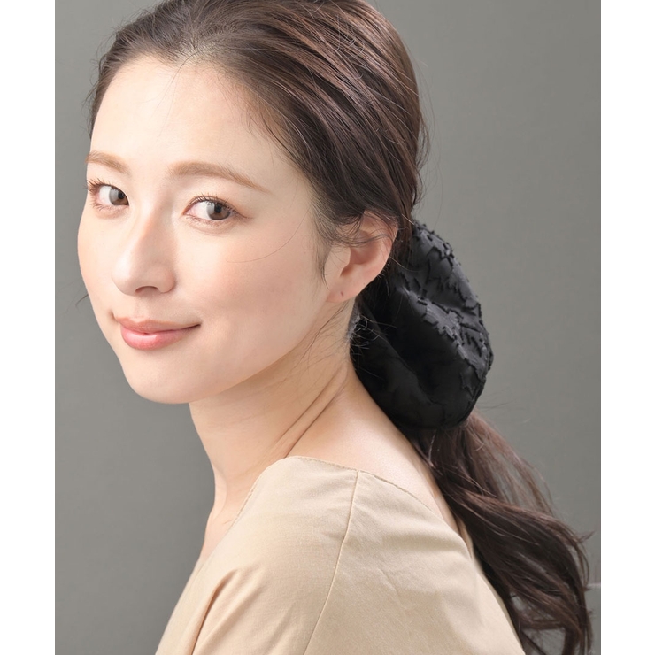 ジャガードシフォンシュシュ 大人 ヘアアクセ | VINGTAINE | 詳細画像3 