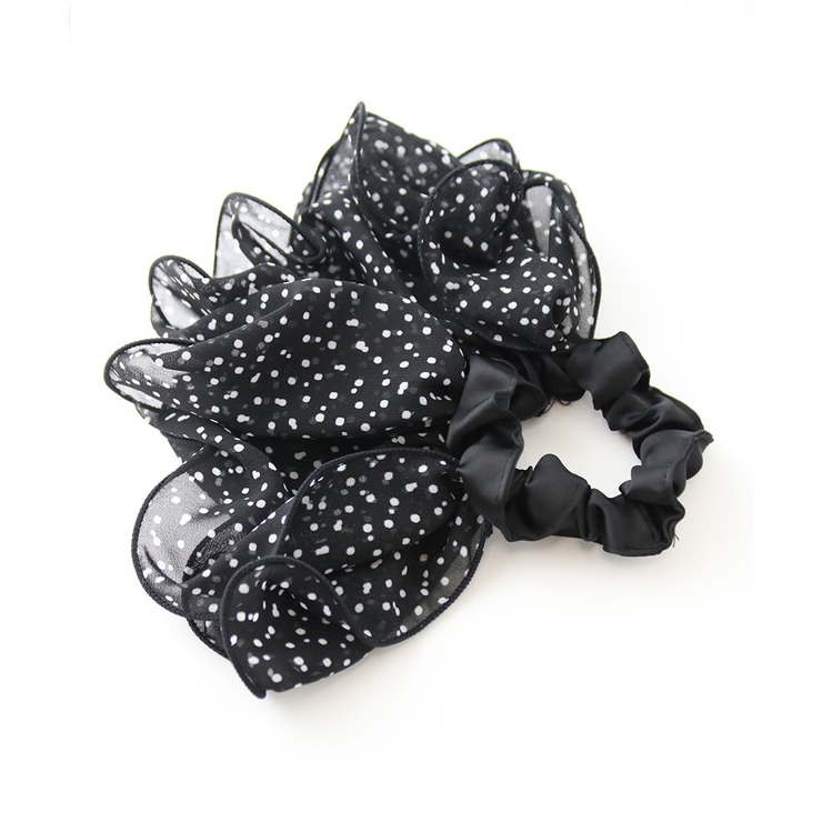 シュシュ ドット柄 フリル | VINGTAINE | 詳細画像2 