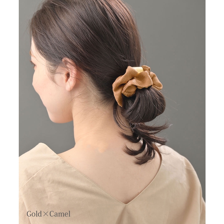 シュシュ メタルプレート ヘアアクセ | VINGTAINE | 詳細画像6 