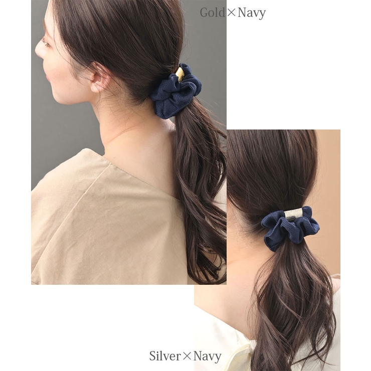 シュシュ メタルプレート ヘアアクセ | VINGTAINE | 詳細画像10 