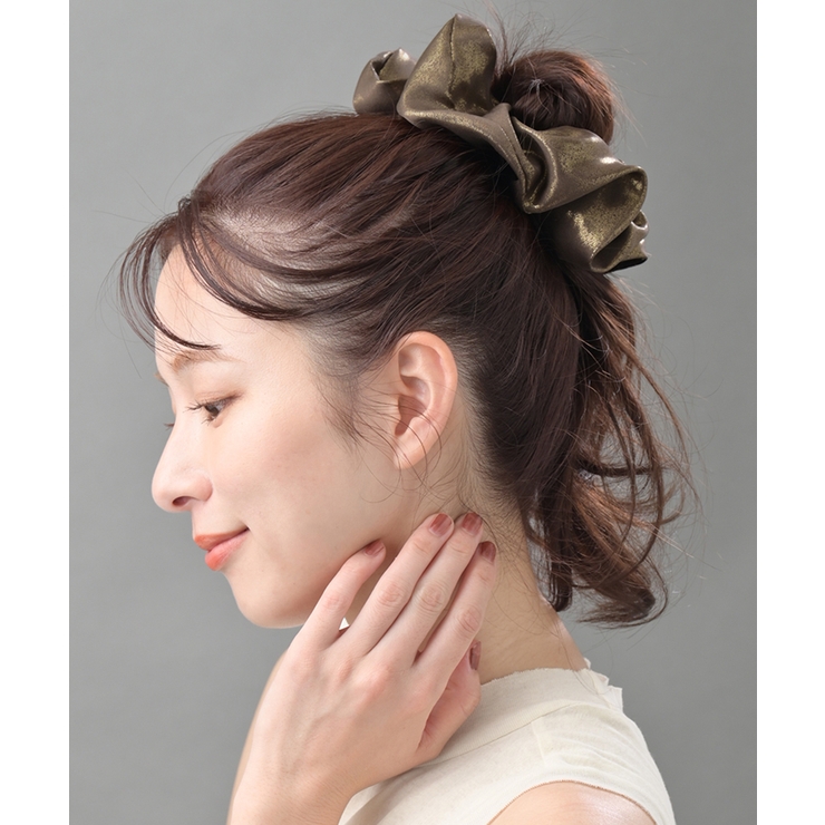 メタリック シュシュ ヘアアクセ | VINGTAINE | 詳細画像4 