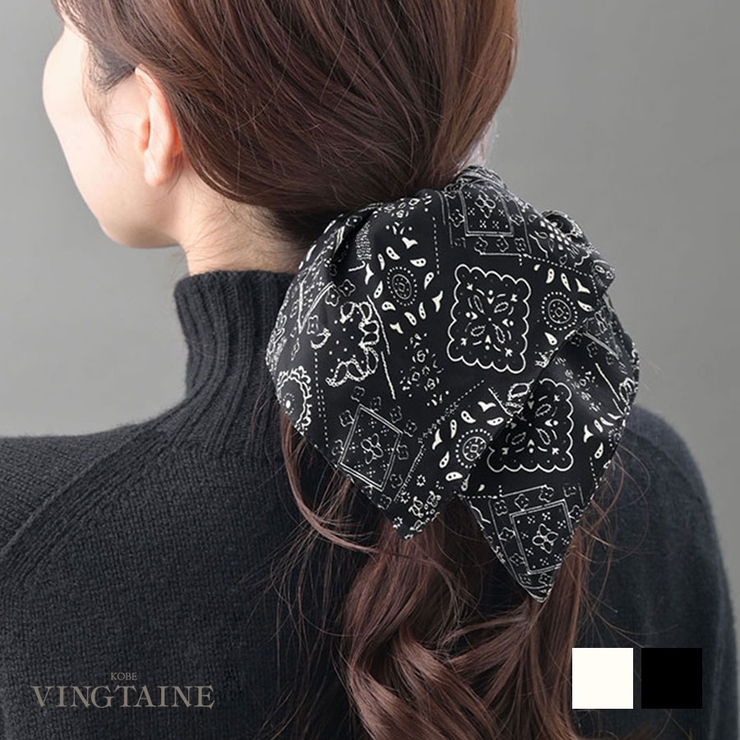 スクエアシュシュ 大人 上品 | VINGTAINE | 詳細画像1 