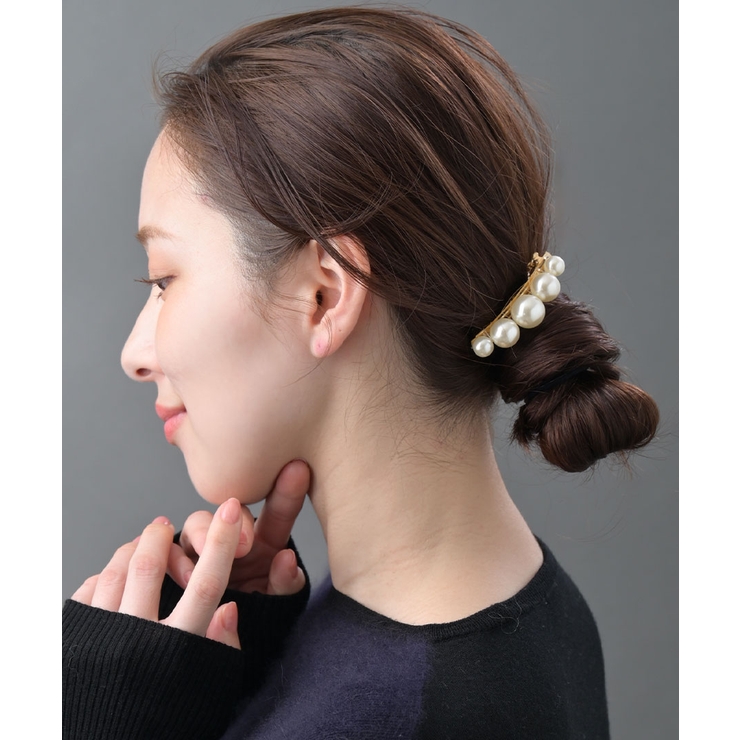 グラデーションパールミニバレッタ/ヘアアクセサリー H-939 | VINGTAINE | 詳細画像5 