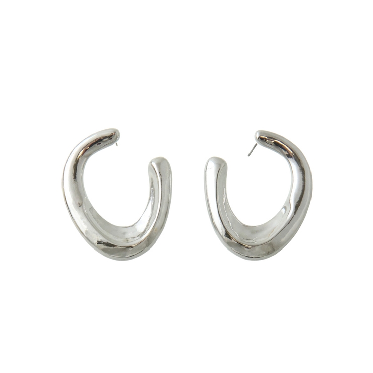 ニュアンスUライン ピアス 大ぶり | VINGTAINE | 詳細画像11 