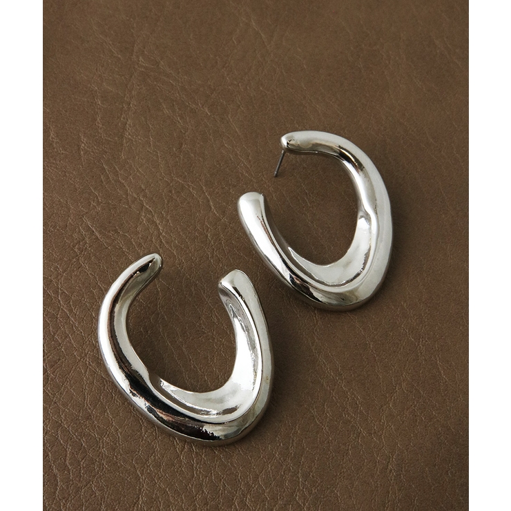 ニュアンスUライン ピアス 大ぶり | VINGTAINE | 詳細画像5 