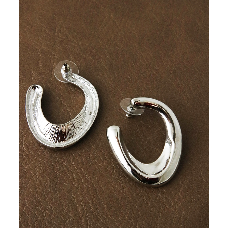 ニュアンスUライン ピアス 大ぶり | VINGTAINE | 詳細画像8 