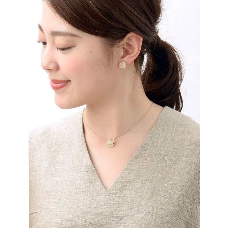 ネックレス カメリア パヴェ | VINGTAINE | 詳細画像4 