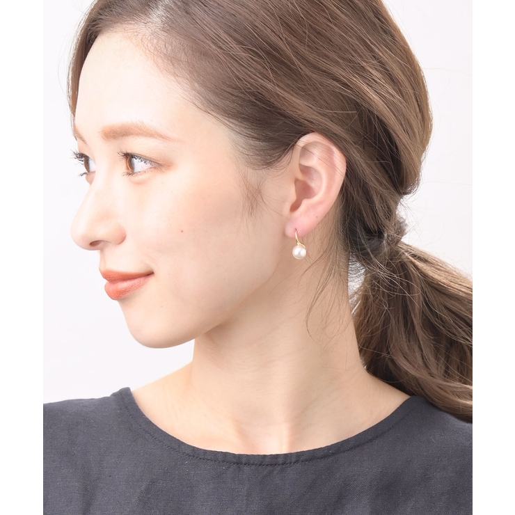 【新作特典★4/28(火)10時まで】パールフックピアス（8mm）P1240【RCP】【】fs04gm【P25Apr15】【mbgt】