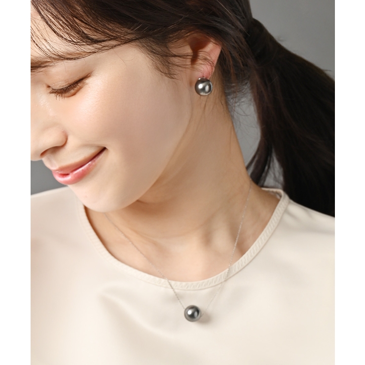 パールピアス/イヤリング（12mm）/シンプル P1341 | VINGTAINE | 詳細画像6 