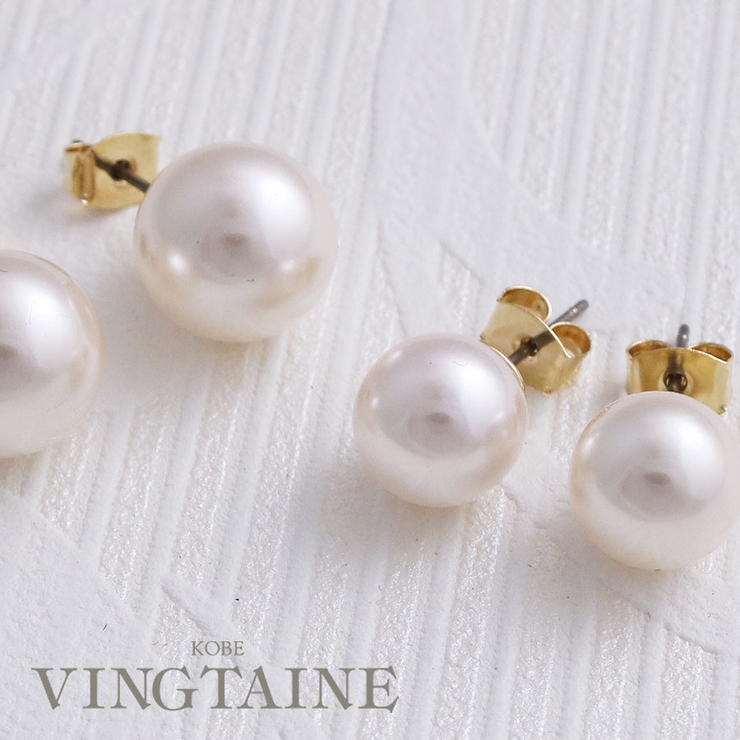 一粒パールピアス イヤリング パールピアス | VINGTAINE | 詳細画像1 
