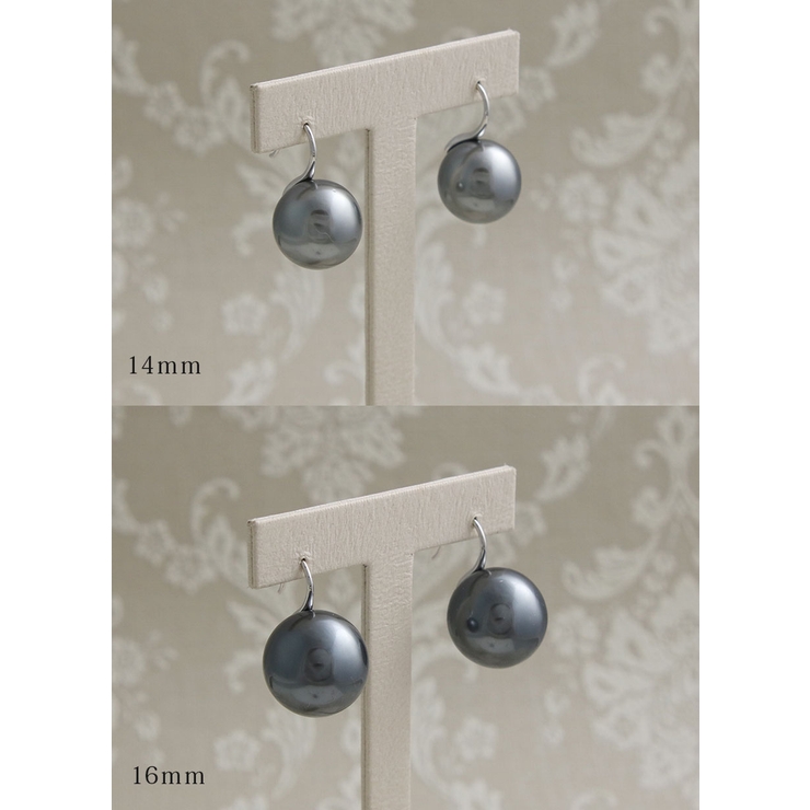 一粒パールフックピアス大粒 パール ピアス | VINGTAINE | 詳細画像14 