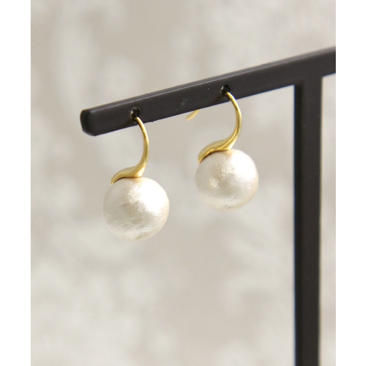 ピアス コットンパール 10mm | VINGTAINE | 詳細画像8 