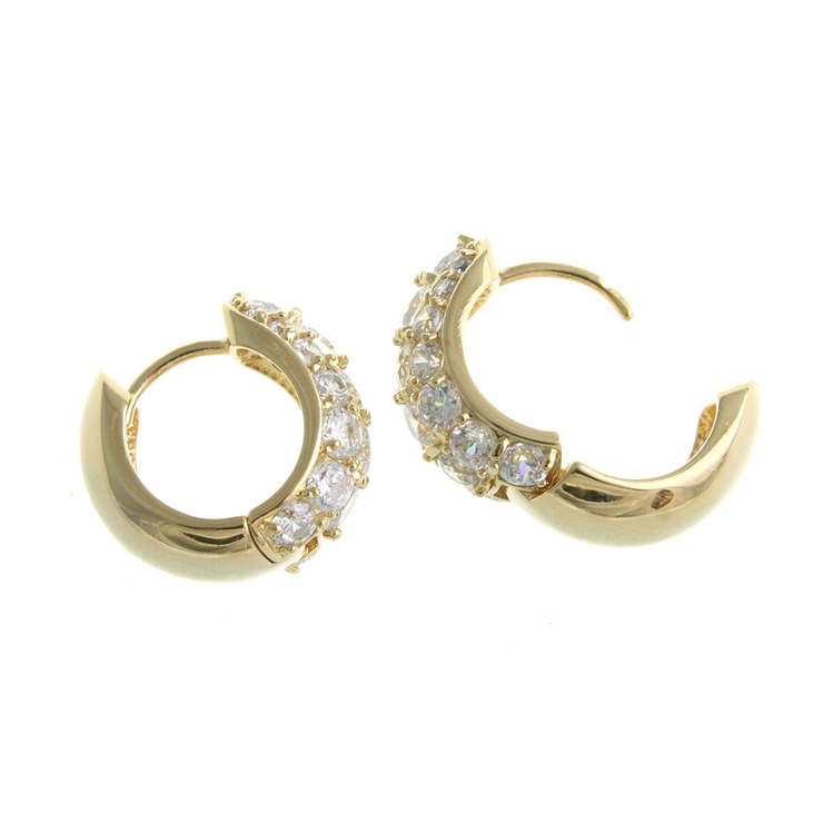 パヴェリングピアス キュービックジルコニア フープピアス | VINGTAINE | 詳細画像4 