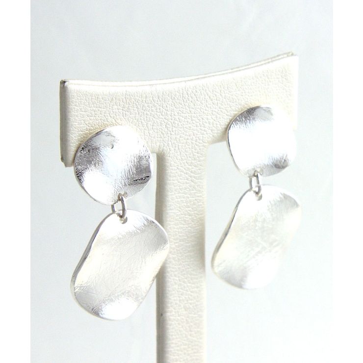 ダブルウェーブプレートピアス/イヤリング/大ぶり P1494 | VINGTAINE | 詳細画像10 