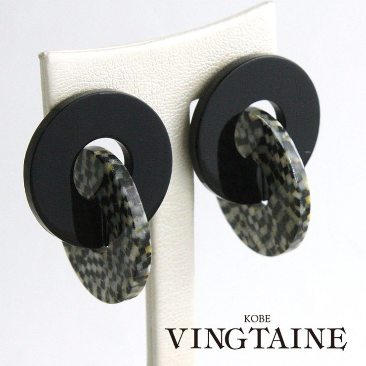 ピアス モノトーン シック | VINGTAINE | 詳細画像1 