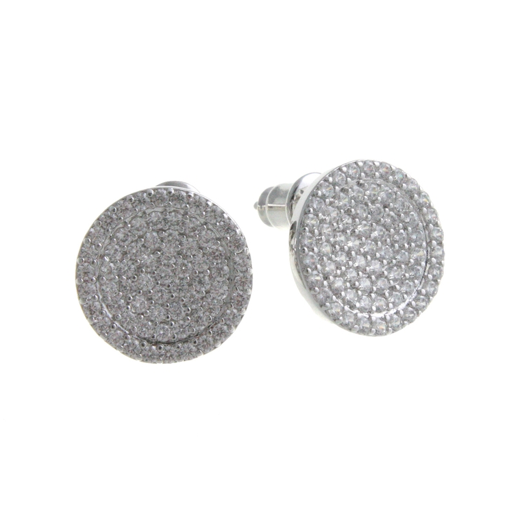 パヴェサークルピアス イヤリング ネジバネ式 | VINGTAINE | 詳細画像3 