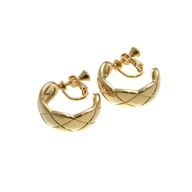 ボリュームメタルハーフフープピアス イヤリング シンプル | VINGTAINE | 詳細画像5 