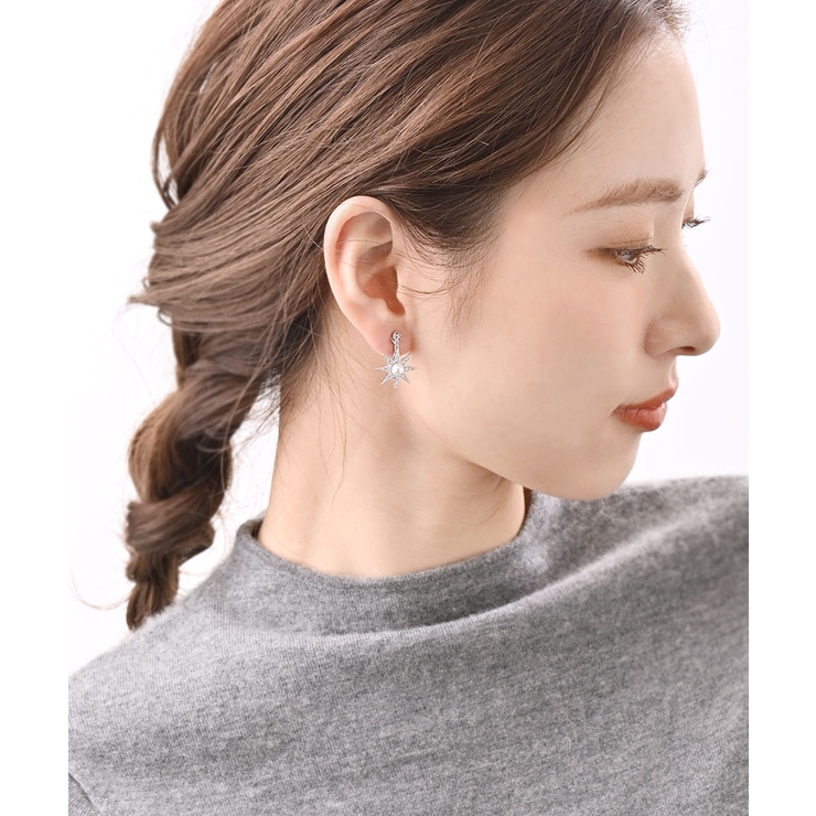 ムーン＆スターピアス イヤリング 月 | VINGTAINE | 詳細画像9 