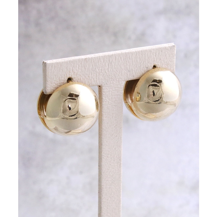 メタルボールピアス(M) シンプル 大きめ | VINGTAINE | 詳細画像8 