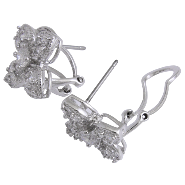 エレガントフラワーピアス イヤリング キュービックジルコニア | VINGTAINE | 詳細画像3 