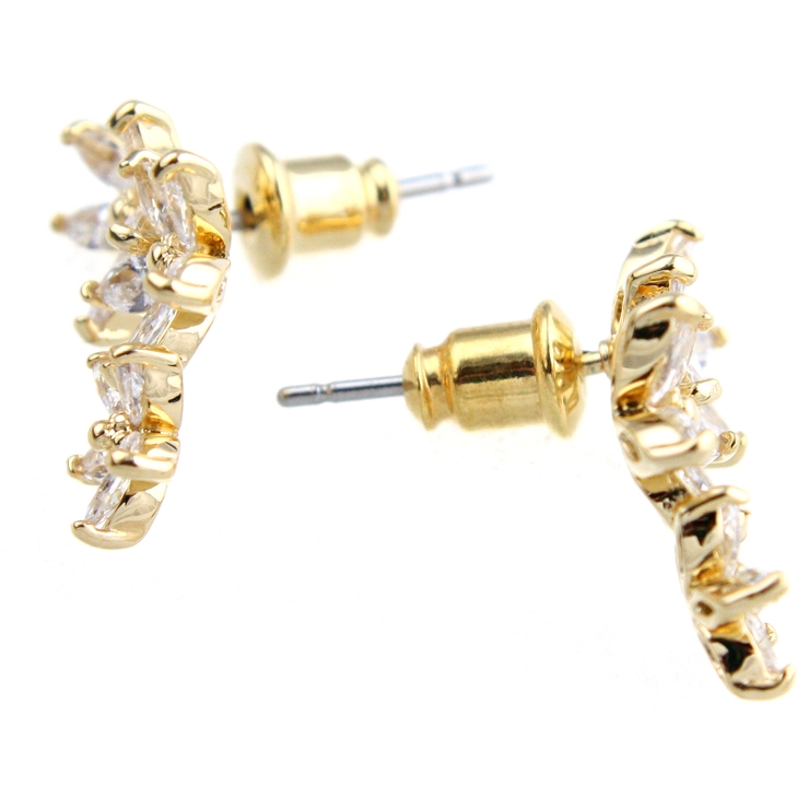 トリプルフラワーピアス/キュービックジルコニア/お花 P2-54 | VINGTAINE | 詳細画像4 