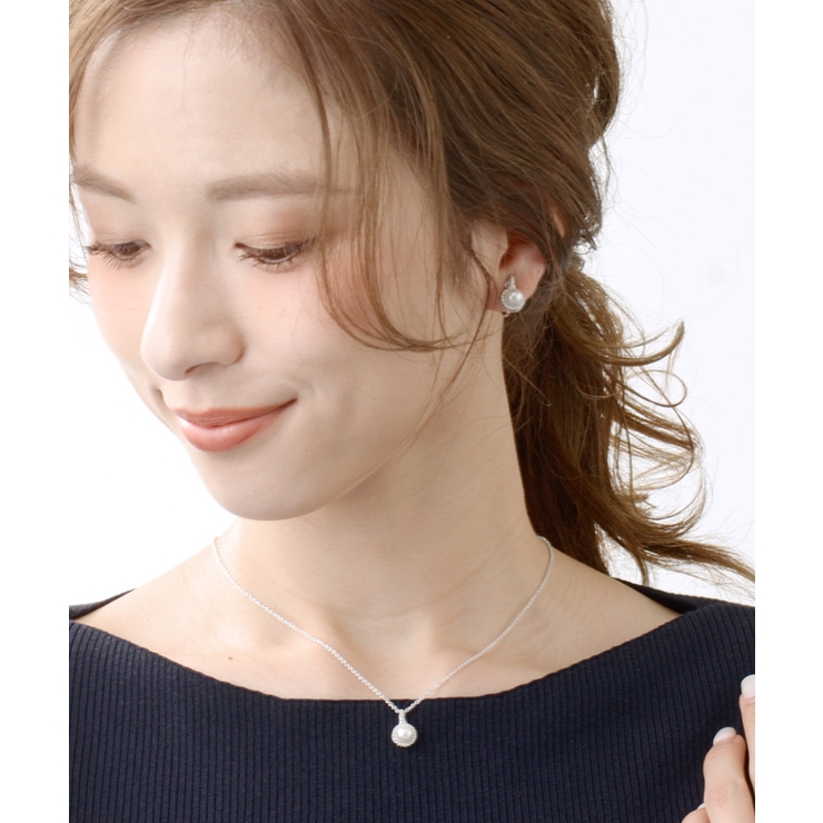 キュービックジルコニア×パールピアス イヤリング ステンレスポスト P2-55 | VINGTAINE | 詳細画像7 