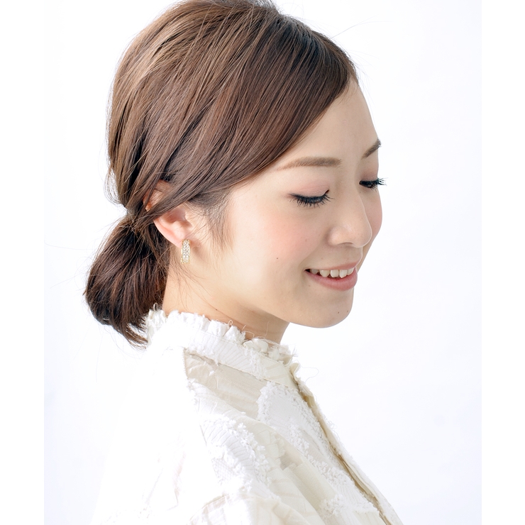 キュービックジルコニアリングピアス/パヴェ/キュービックジルコニア P2-7 | VINGTAINE | 詳細画像5 