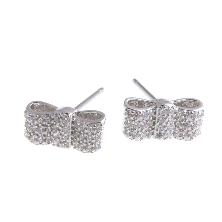 パヴェミニリボンピアス キュービックジルコニアP38 4[アクセサリー | VINGTAINE | 詳細画像3 