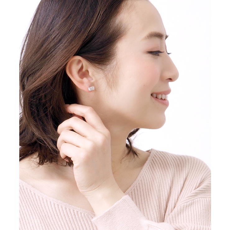 パヴェミニリボンピアス キュービックジルコニアP38 4[アクセサリー | VINGTAINE | 詳細画像7 