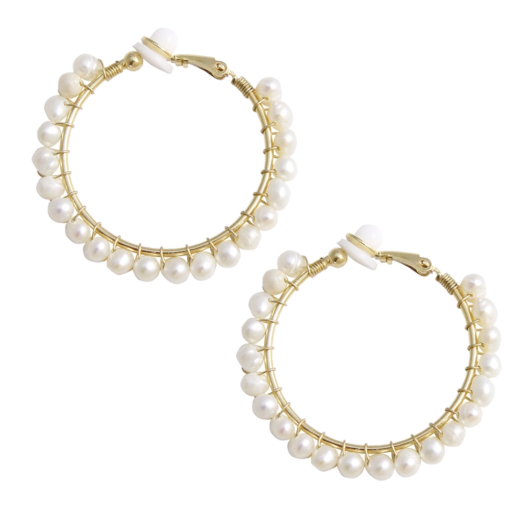 淡水パールフープピアス/イヤリング P40-13 | VINGTAINE | 詳細画像4 