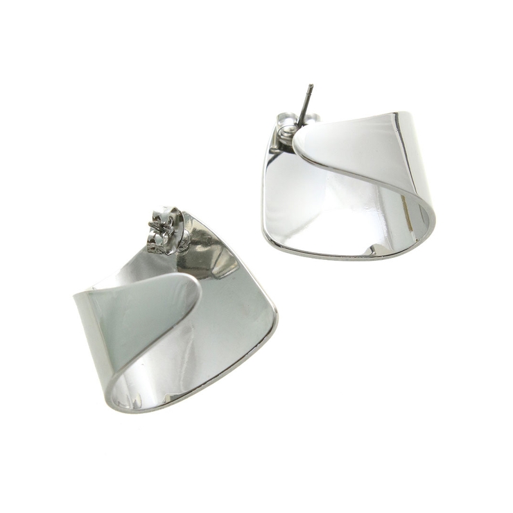 変形プレートピアス イヤリング 大ぶり | VINGTAINE | 詳細画像8 