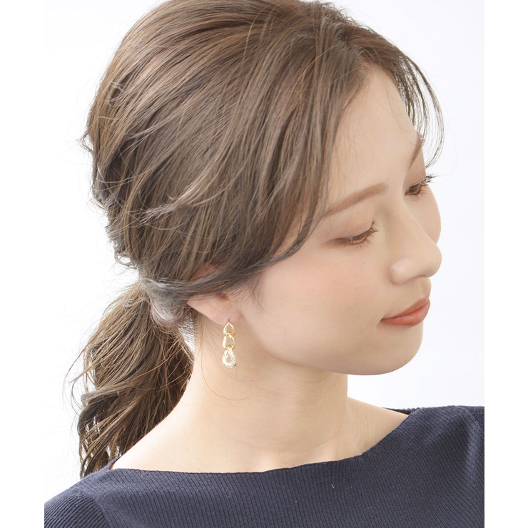 チェーンデザインピアス 上品 大人可愛い | VINGTAINE | 詳細画像5 