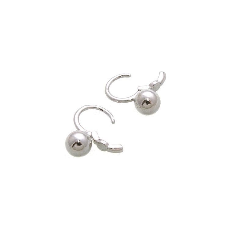 ミニメタルボール付きリングピアス アクセサリー フープ | VINGTAINE | 詳細画像6 