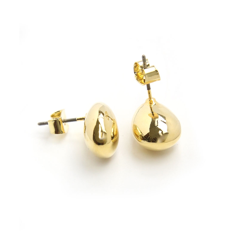 ティアドロップ型メタルピアス シンプル アクセサリー | VINGTAINE | 詳細画像5 