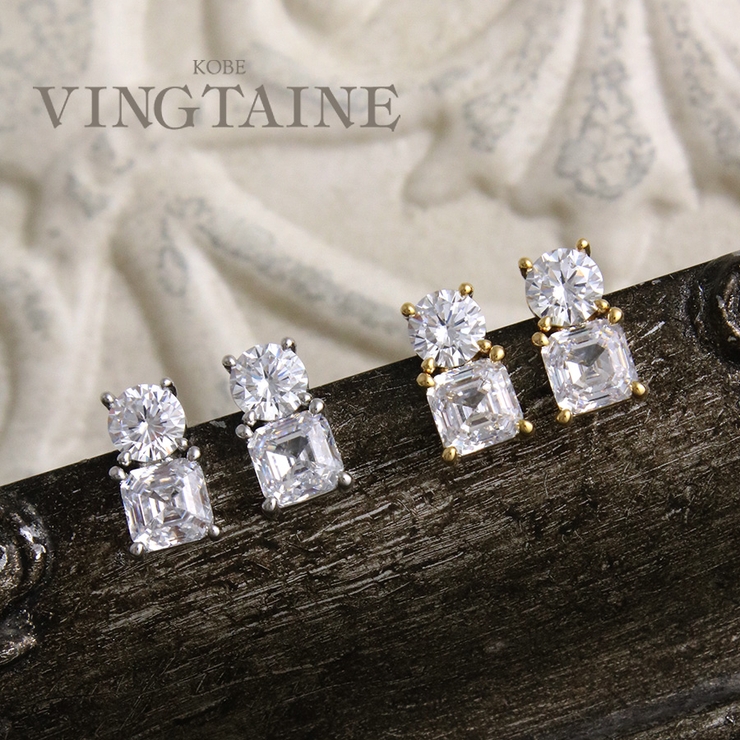 ピアス イヤリング ブリリアントカット | VINGTAINE | 詳細画像1 