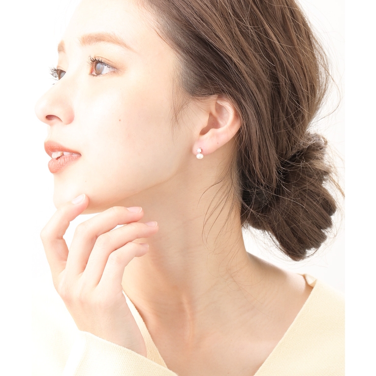 ピアス 淡水パール ビジュー | VINGTAINE | 詳細画像7 