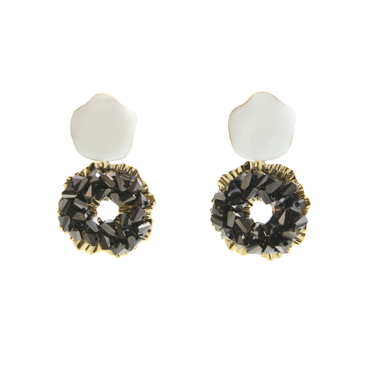 ピアス ガラスビーズ サークル | VINGTAINE | 詳細画像6 