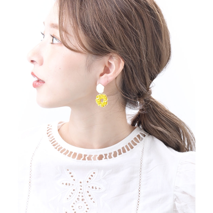 ピアス ガラスビーズ サークル | VINGTAINE | 詳細画像10 