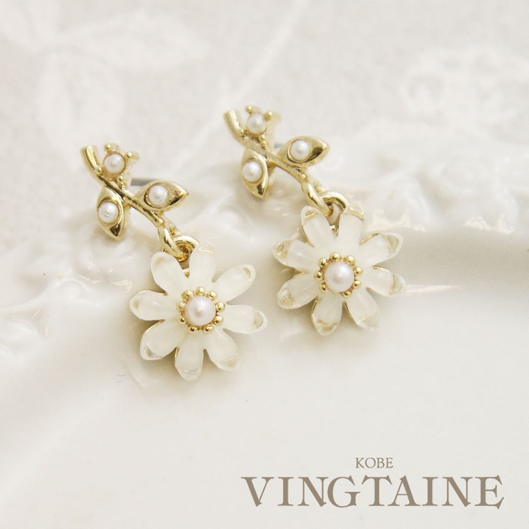 ピアス イヤリング フラワー | VINGTAINE | 詳細画像1 