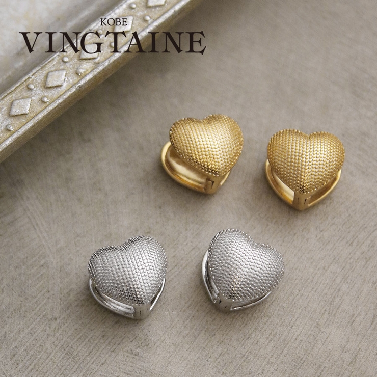 ピアス ハート リバーシブル | VINGTAINE | 詳細画像1 