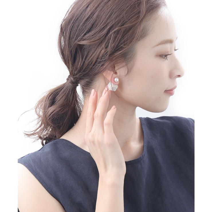 ピアス パール スクエア | VINGTAINE | 詳細画像4 