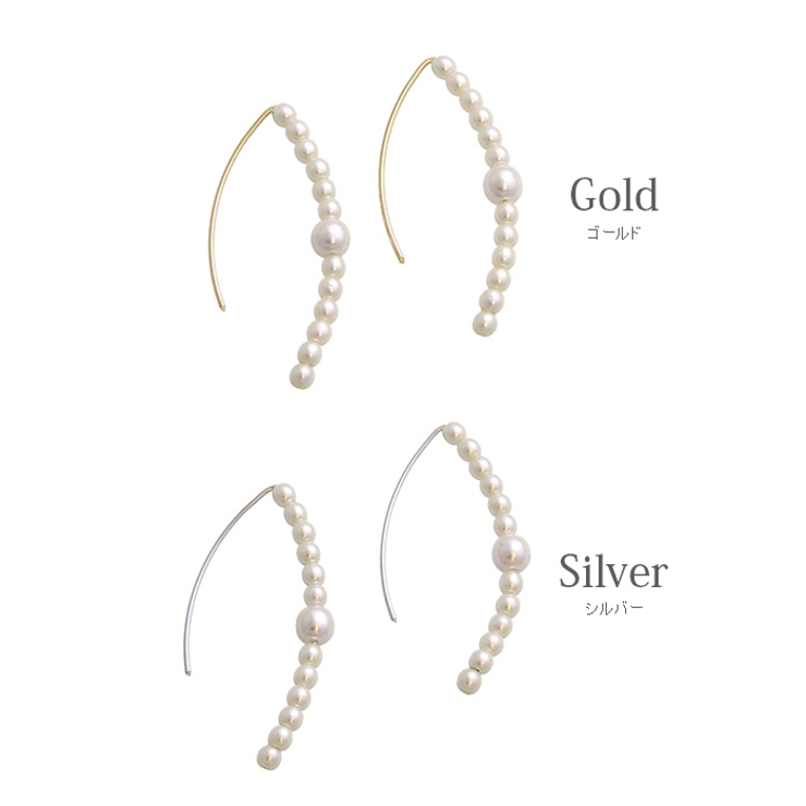 ピアス フック パール | VINGTAINE | 詳細画像2 