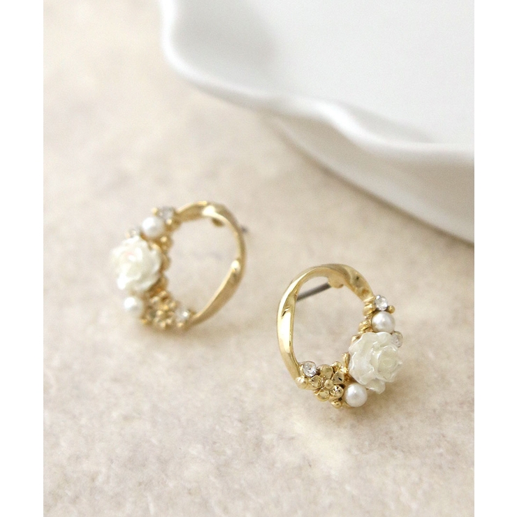 ピアス ローズ 薔薇 | VINGTAINE | 詳細画像5 