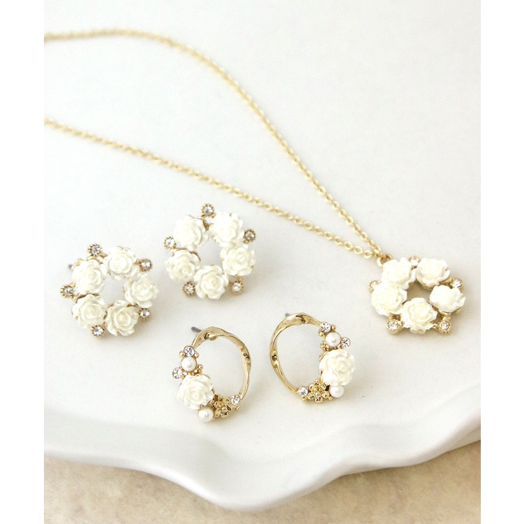 ピアス ローズ 薔薇 | VINGTAINE | 詳細画像8 