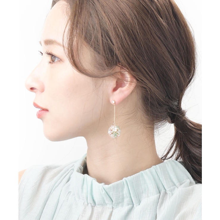 ピアス ロング フラワー | VINGTAINE | 詳細画像4 