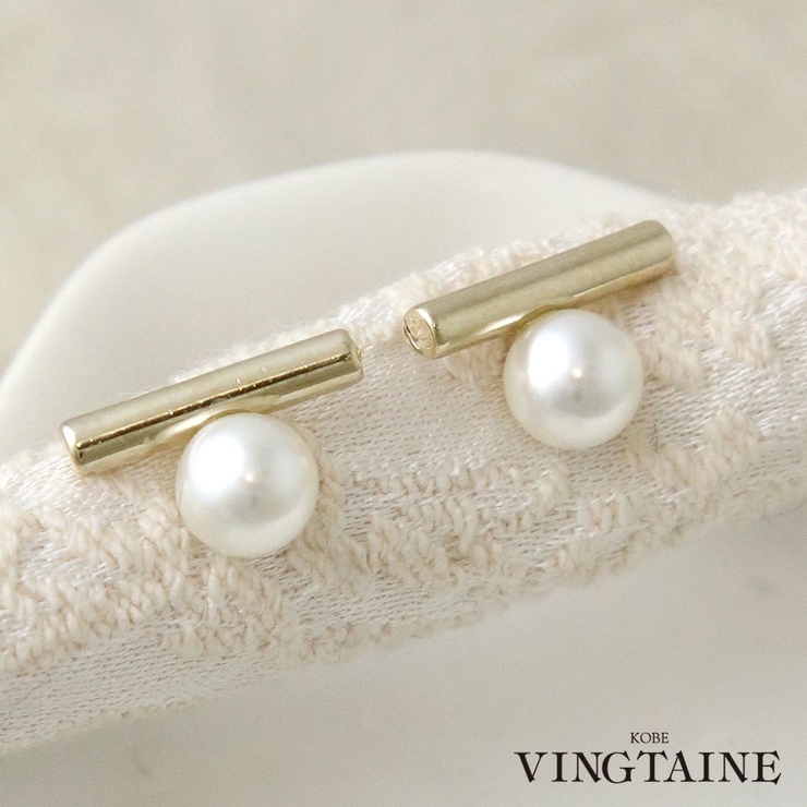 ピアス イヤリング メタルバー | VINGTAINE | 詳細画像1 